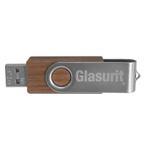 USB-Stick Expert Walnussholz Glasurit